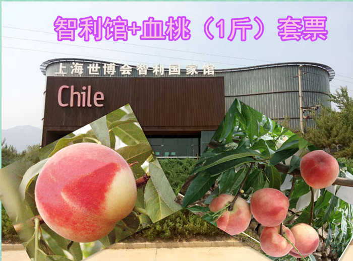 仅32元就享受75元的智利馆+采摘血桃（1斤）套票一张，智利国家馆作为中国和智利的友谊纽带，将继续作为一个文化载体和交流平台，为国人展示智利文化和风土人情.