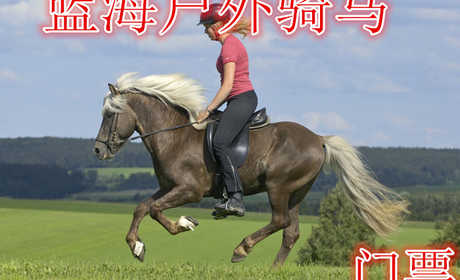 仅23元，享价值30元的【徐州】蓝海户外景区骑马门票，含门票一张，牵马费另收2元，骑马体验，策马扬鞭，一马当先