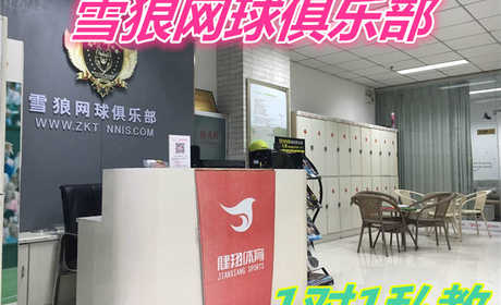仅88元就享受100元的【周口市】雪狼网球俱乐部（1对1私教一次/小时）共同运动，共同潇洒人生。 周口雪狼网球欢迎你欢迎你……