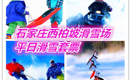仅105元享价值220元石家庄西柏坡滑雪场平日全天滑雪套票