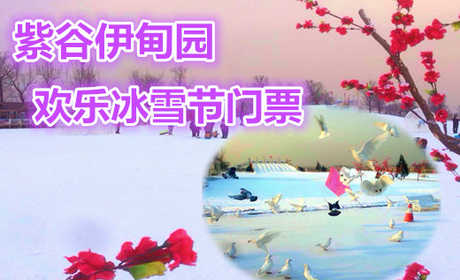 仅25元享价值30元紫谷伊甸园欢乐冰雪节门票；