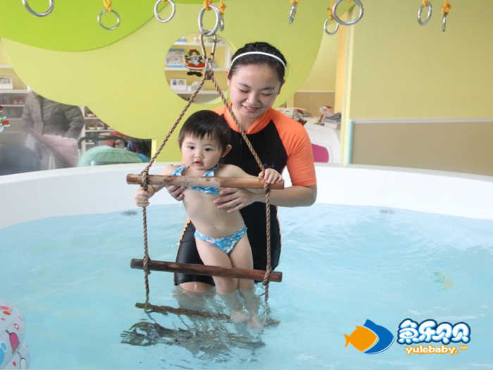 仅38元，享原价128元的全程一对一鱼乐贝贝婴幼儿游泳1次。每位宝宝仅可体验一次哦！提供洗浴设施，提供教练服务，提供储物柜！