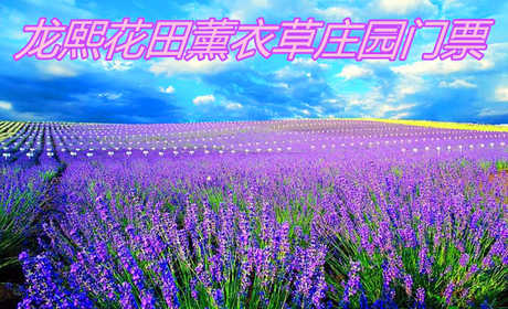 仅25元，享原价30元的龙熙花田薰衣草庄园门票一张！包含：龙熙花田薰衣草庄园门票一张，龙溪花田是一个集旅游观光、生态采摘、科普教育、特色餐饮、拍摄基地为一体的休闲度假生态庄园。
