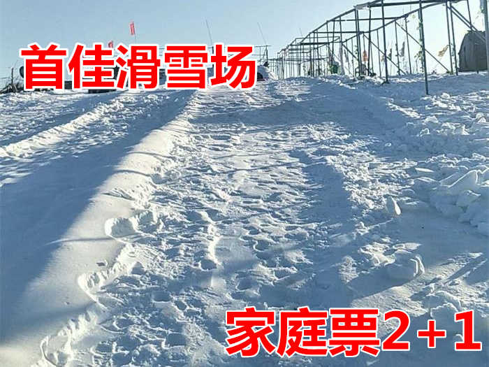 仅130元，享价值150元【商丘市】首佳滑雪场滑雪家庭票（2大+1小）一张，含保险，可供两大一小三人使用，享数十个雪圈滑道，另有戏雪乐园；