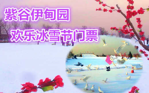 仅25元享价值30元紫谷伊甸园欢乐冰雪节门票；