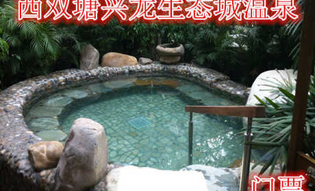 仅48元，享原价60元的【天津】西双塘兴龙生态城温泉门票,含门票一张.鲜花千姿百态，竞相争艳，树荫花丛中流水潺潺，曲径通幽，富有南国风情。