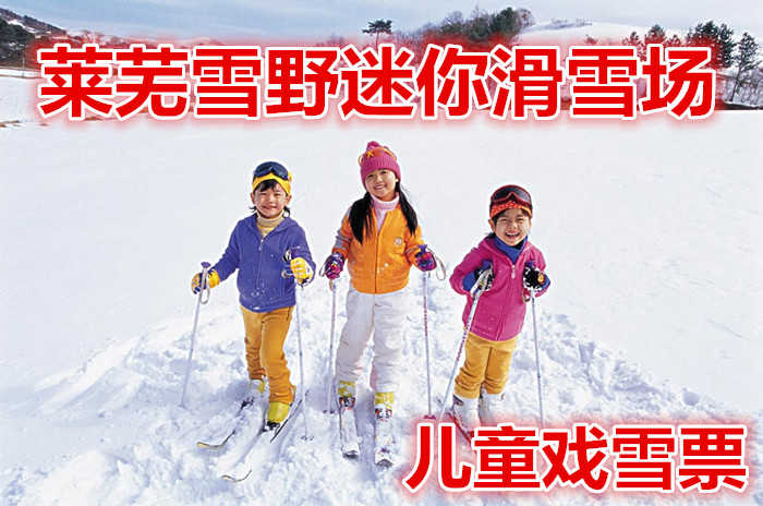 仅25元就享30元的【莱城区】莱芜雪野迷你滑雪场儿童戏雪票，含：沿“S”形滑道穿林沐风飞驰而下，一睹林海雪原的风姿，惊中无险，乐趣横生。