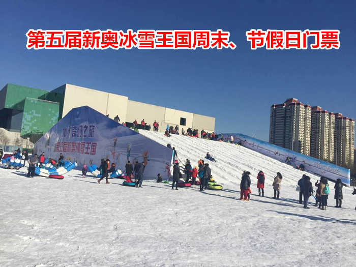 仅40元！即享原价60元的【鸟巢/水立方】第五届新奥冰雪王国周末节假日门票一张，包含：冰雪王国周末节假日门票一张，快带孩子来玩雪吧！