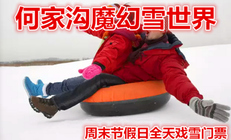 仅90元享价值130元【营口】何家沟魔幻雪世界周末节假日全天戏雪门票，含：雪圈一小时、雪地坦克五分钟、雪地转转五分钟，雪地摩托车五分钟，免费项目：雪上滑梯，雪盆，雪上自行车，雪雕，保险2元,