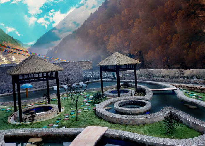 仅370元，享原价495元【阿贝】毕棚沟世纪温泉家庭门票（2大1小） ，包含：汗蒸室、免费饮料、室内外温泉泡池、是您休闲度假、商务旅行、美食体验、养乐安逸的绝佳目的地。
