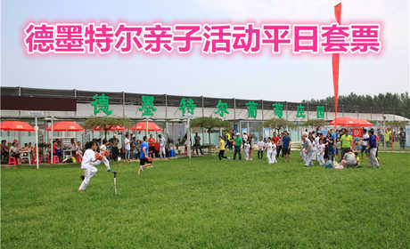 仅198元就享受458元的【房山】德墨特尔亲子活动套票平日票一张，1、手工多肉植物2、电影院3、葡萄园参观+讲解4、 户外攀爬5、儿童跳蚤市场6；提供露营草坪（帐篷自备） 7、水上乐园。