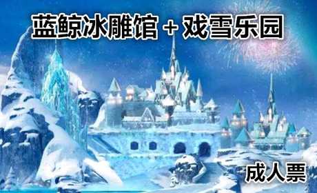 仅70元，享原价160元的【涞源】河北省首届国际冰雪节蓝鲸冰雕馆＋戏雪乐园成人一票通，有室内冰雕展示区、VR科技体验区、冰雪互动娱乐区，室外滑雪赛道、雪地娱乐项目及功能配套区。